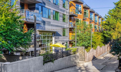 an apartment building
