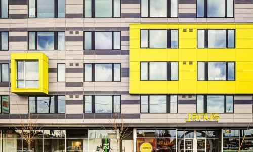 an apartment building