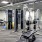 well lit fitness center